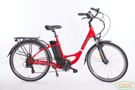 Elektrokolo Spirit City II, 26",červená 13Ah
