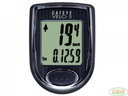 CATEYE Cyklopočítač CAT Velo 5 (VL510) černá