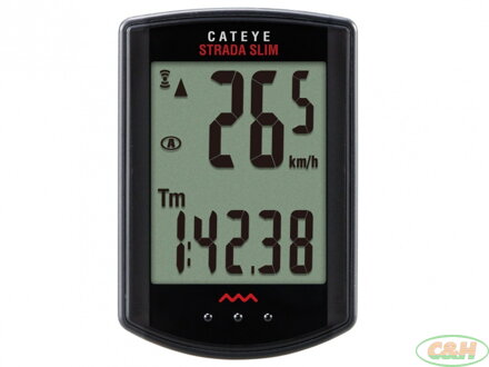 CATEYE Cyklopočítač CAT Strada Wireless - MTB (RD310W) černá