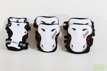 3-dílný inline skate set HAVEN Optimum Skate Set - white
