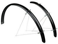 blatníky set OLYMPIK 26" MTB/Trek, 58 mm, černé