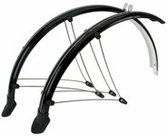 blatníky set OLYMPIK 28"/29" MTB/Trek, 56 mm, černé
