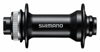 náboj disc SHIMANO HB-MT400-B 32děr Center lock 15mm e-thru-axle 110mm přední černý