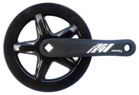 kliky MAX1 Single 40z 152mm černé s krytem