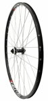zapletené kolo 28/29" Shimano Disc Center lock přední černé/stříbrné