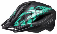 přilba KED Street Junior Pro S black green matt 49-55 cm