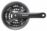 kliky SHIMANO Acera FC-M361 175mm 42-32-22, černé, s krytem , 7/8 speed, čtyřhran, v krabičce
