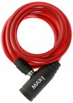 zámek spirála MAX1 1200x8 mm červený