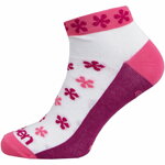 ponožky ELEVEN Luca FLOVER PINK vel. 5- 7 (M) růžové/bílé/fialové
