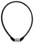 zámek lanko MAX1 650x8 mm černý kódový