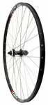 zapletené kolo 28/29" Shimano Disc Center lock zadní 8-11sp. černé/stříbrné