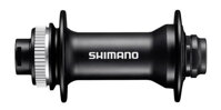 náboj disc SHIMANO HB-MT400 32děr Center lock 15mm e-thru-axle 100mm přední černý