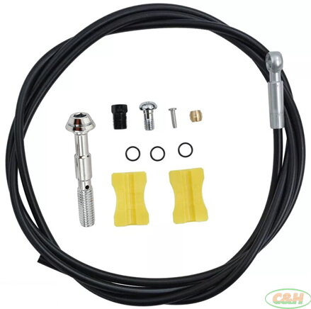 hydraulická hadička SHIMANO SM-BH90-SMBL 1700 mm černá, v blistru