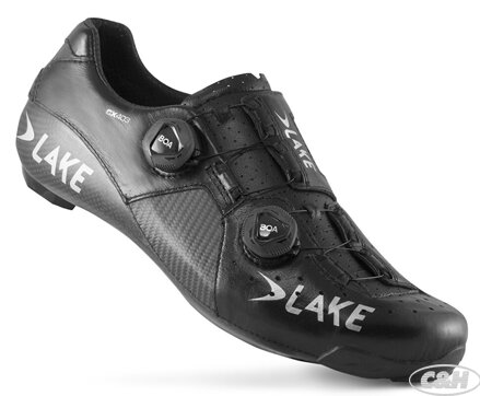 tretry LAKE CX403 Carbon černo/stříbrné vel.43,5