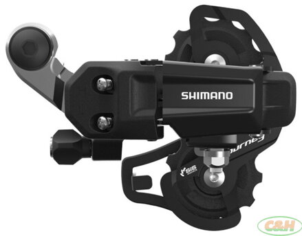 měnič SHIMANO Tourney RD-TY200SS bez háku 6/7 speed , krátké vodítko, černý