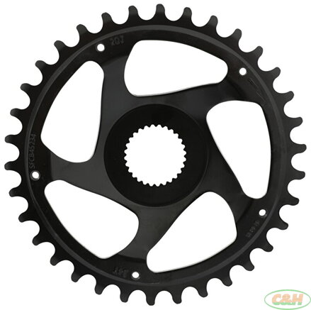 převodník KMC 34 z pro BOSCH gen.4/5, 11/128", CL 52 černý