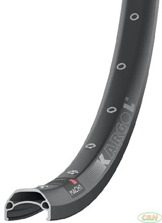 ráfek MACH1 24" Kargo V-brake 32/1nýt černý