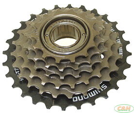 6-kolo SHIMANO MF-TZ500 14-28 zubů, hnědé/černé