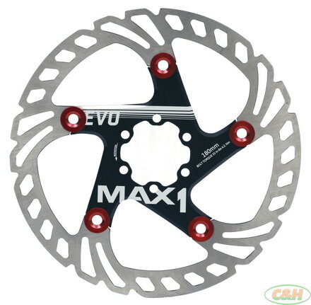 brzdový kotouč MAX1 Evo 180 mm černý