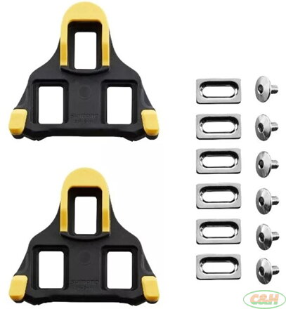 kufry SHIMANO silniční SPD-SL SM-SH11 černo/žluté s vůlí, v krabičce