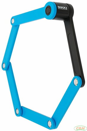 skládací zámek MAX1 Bull 850 mm modrý