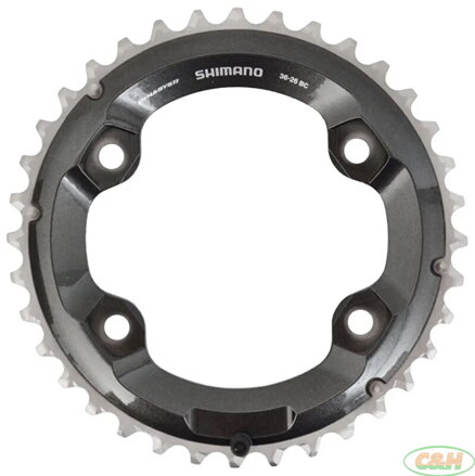 převodník SHIMANO XT FC-M8000-2 36 zubů, 2x11 speed (pro 36-26 zubů)