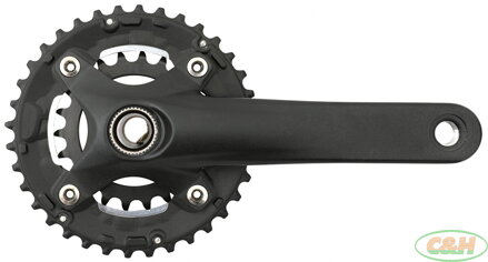 kliky PROWHEEL Vortex 551-TT 175mm 36-22 zubů, 10 speed, s ložisky