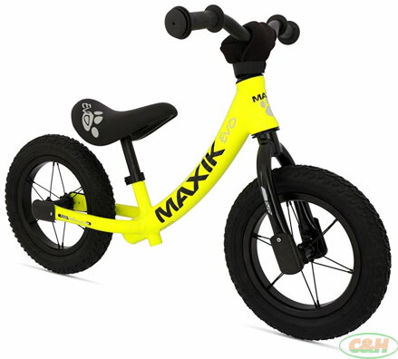 odrážedlo MAXÍK Evo Lite fluo žlutá/černá