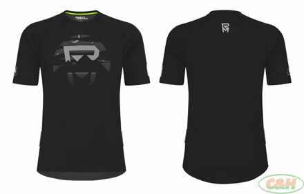 dres ROCK MACHINE Enduro černo/tmavě šedý vel.S