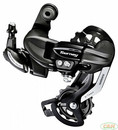 měnič SHIMANO RD-TY500D bez háku, 6/7 speed v krabičce