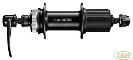 náboj disc SHIMANO FH-QC300 32d zadní Center lock černý