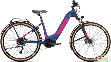 elektrokolo Rock Machine Crossride INT e500 B lady touring (M) modrá/fialová