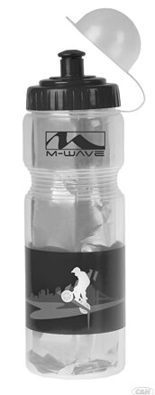 lahev 0,4 l termo MIGHTY transparent/černá