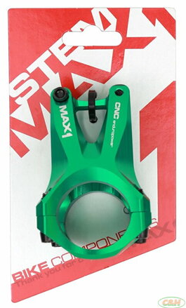 představec MAX1 Enduro CNC 60/0°/35 mm zelený
