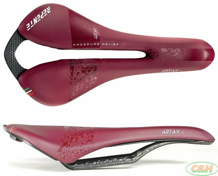sedlo REPENTE Artax GL bordó / 132 mm / 165 g
