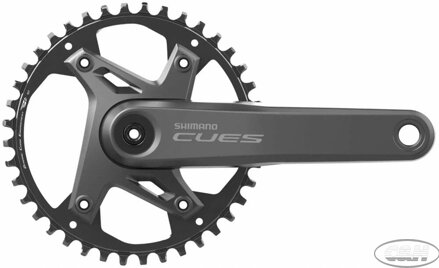 kliky SHIMANO Cues FC-U6000-1, 175mm, 40 zubů, černé, 11,10,9 speed, pro osu čtyřhran, v krabičce