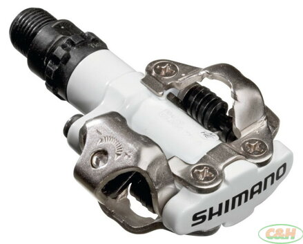 pedály SHIMANO SPD PD-M520W bílé s kufry SM-SH51 v krabičce