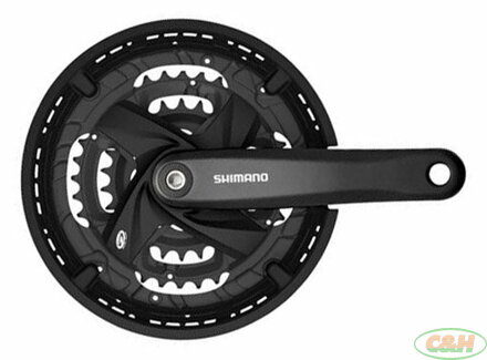 kliky SHIMANO Acera FC-M371-L 175mm 48-36-26, černé, s krytem ,9 speed, pro osu 4HR, v krabičce