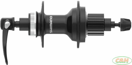 náboj disc SHIMANO Deore FH-MT401 32d Center lock, osa 135 mm, 12 rychlostí zadní černý,box