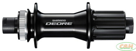 náboj disc SHIMANO Deore FH-M6010 32d Center lock 12mm e-thru-axle 142mm 8-11 rychlostí zadní černý