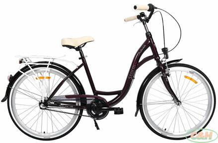 kolo STORM Stockholm 26" 3sp. 17" švestkové