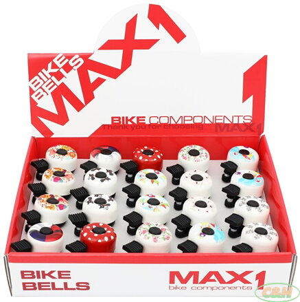 zvonek MAX1 Mini potisk art set 20 ks