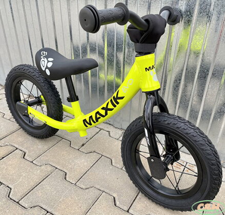 odrážedlo MAXÍK Evo Lite fluo žlutá/černá