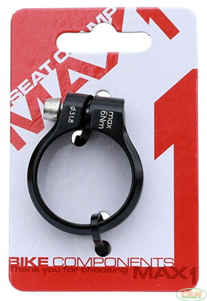 sedlová objímka MAX1 Race 31,8 mm imbus černá
