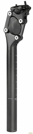 odpružená sedlovka M-WAVE Paralelogram 30,9/350mm černá