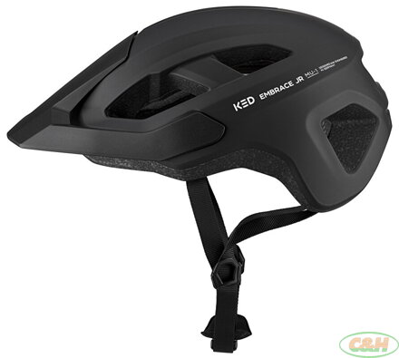 přilba KED Embrace Jr. S/M Black Matt 52-58 cm