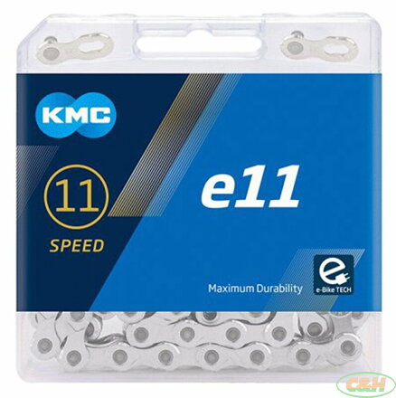 řetěz KMC e11 E-Bike v krabičce 122 čl.
