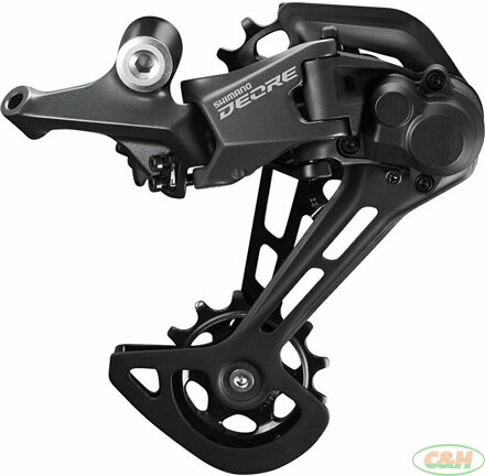 měnič SHIMANO Deore RD-M5100SGS, 11 speed, černý, v krabičce