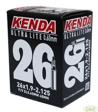 duše KENDA 26X1,75-2,125 (47/57-559) 48 mm Ultralite