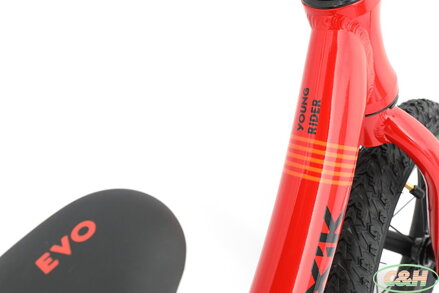 odrážedlo MAXÍK Evo Lite červená/oranžová + YAK